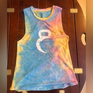 Zyia active Hendrix kettle Moon Tie-Dye Tank Top nwot